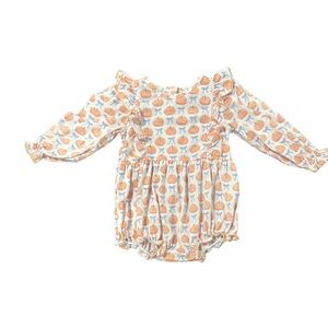 Charming Pumpkin Pattern Bodysuit